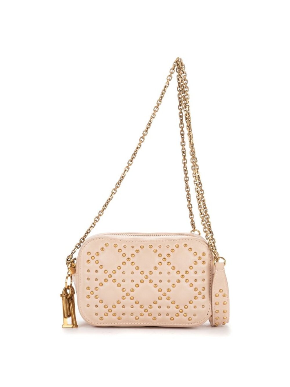 Dior Mini Studded Lady Dior Pink Cannage Leather Handbag - Picture 1 of 11